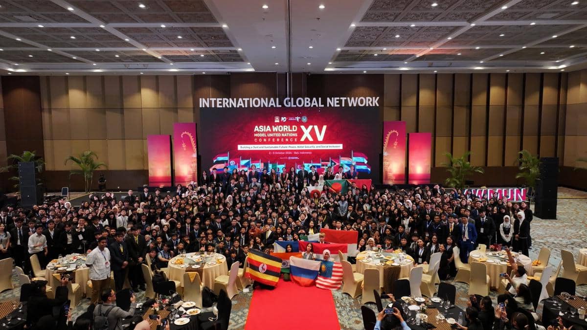 700 Delegasi dari 25 Negara Berkumpul di Bali dalam AWMUN XV, Angkat Isu Global
