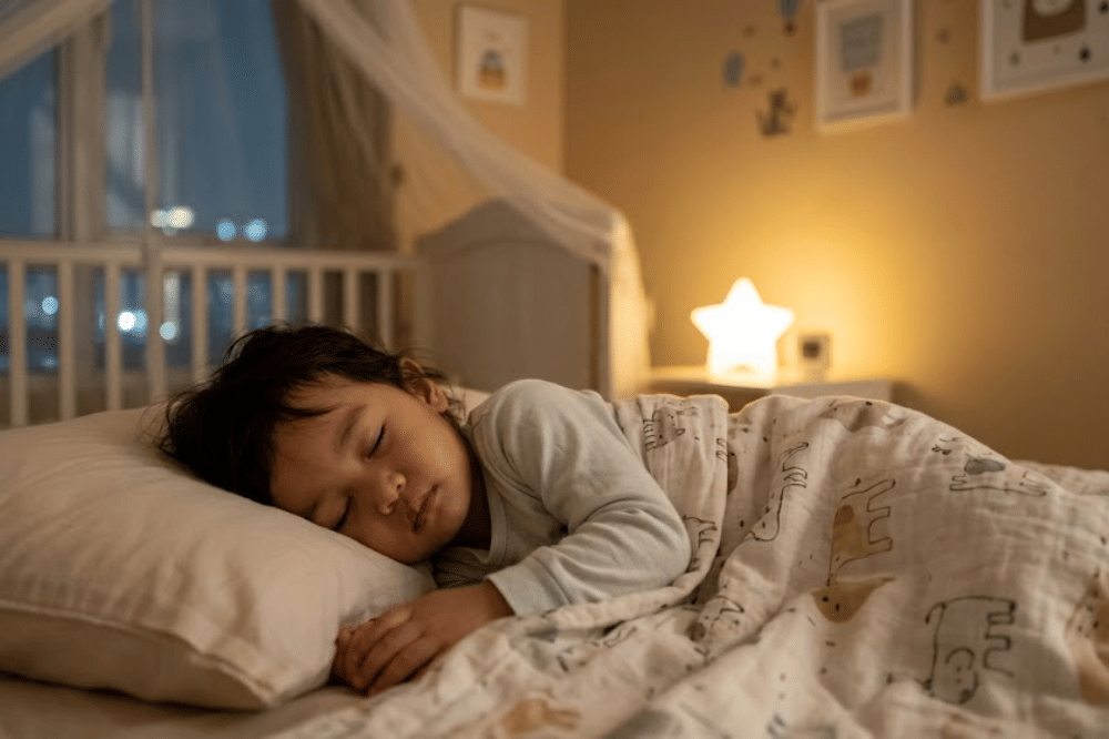 Anak balita tidur malam hari