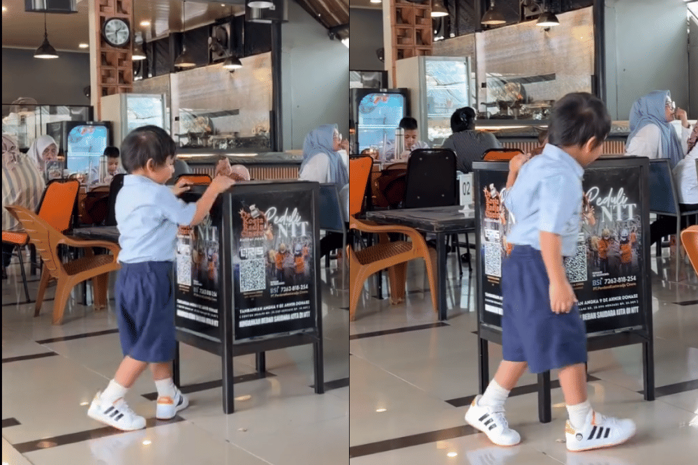 Aksi Manis Naka Putra Arie Kriting, Sedekah untuk Peduli NTT