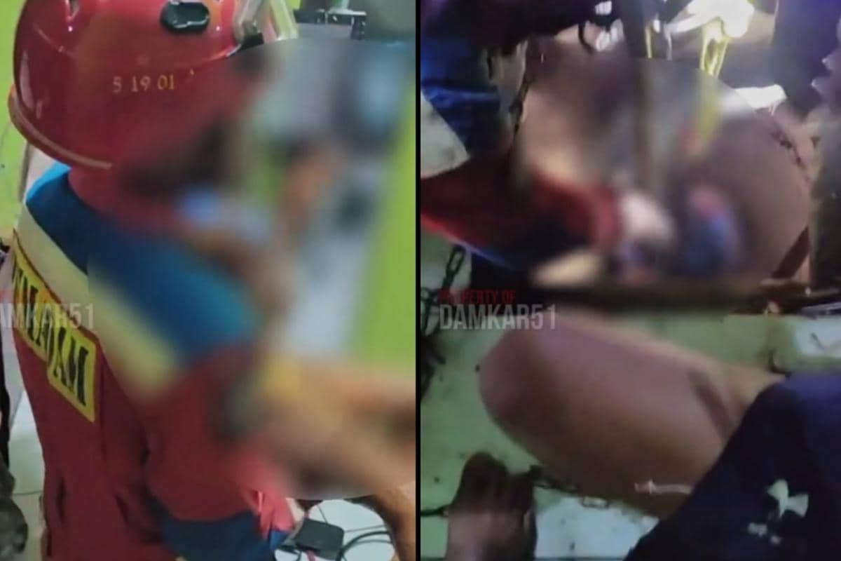 Dramatis! Damkar Jaktim Evakuasi Balita 4 Tahun Terperosok Sumur 15 Meter