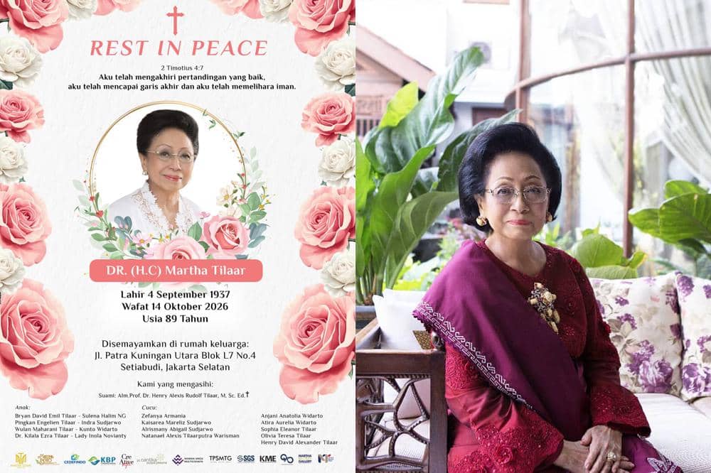 Martha Tilaar Meninggal Dunia di Usia 89 Tahun, Pelopor Industri Kosmetik Lokal