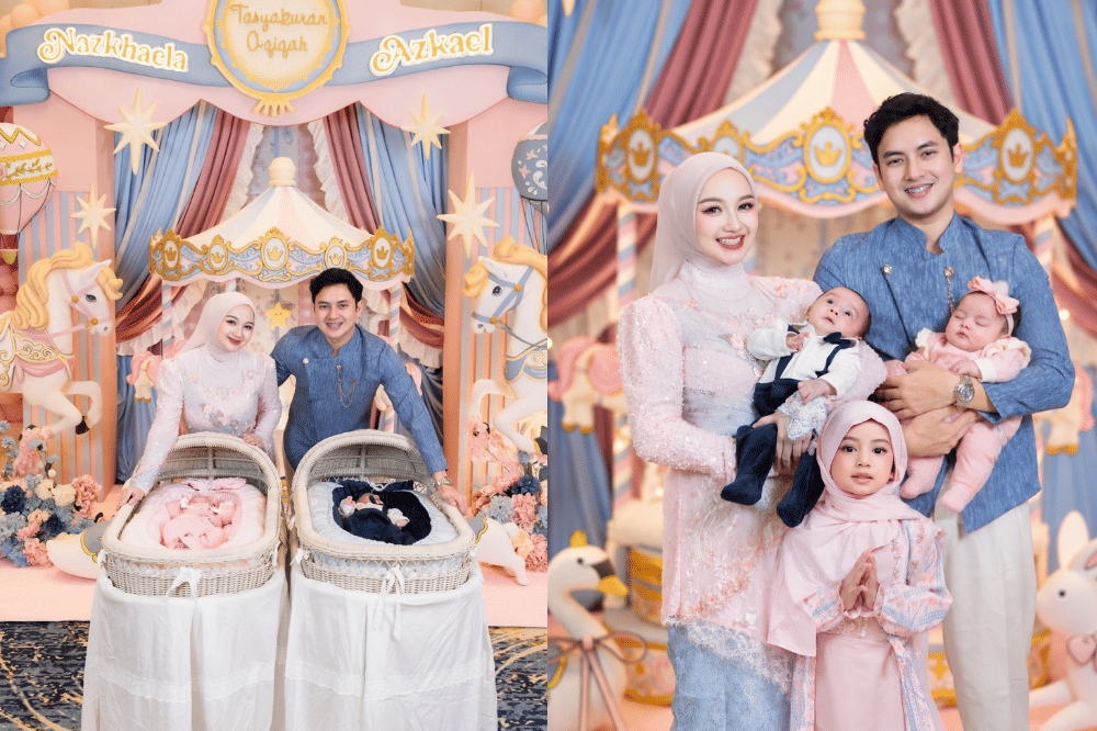 7 Momen Akikah Anak Kembar Nanda Arsyinta dan Ardya Tridwantoro