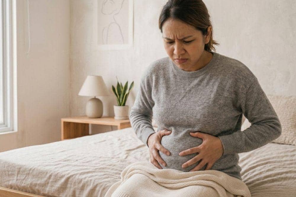 Kram atau nyeri perut yang berlangsung lama
