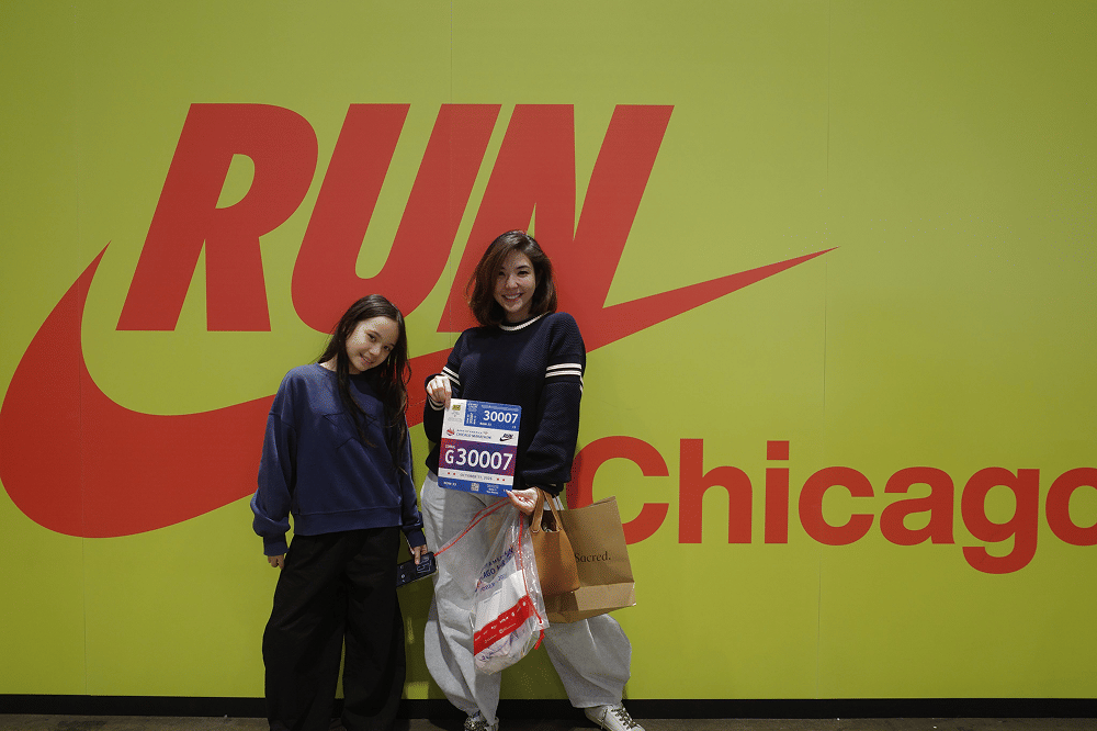 10 Foto Gempi Dukung Gisel saat Chicago Marathon 2026