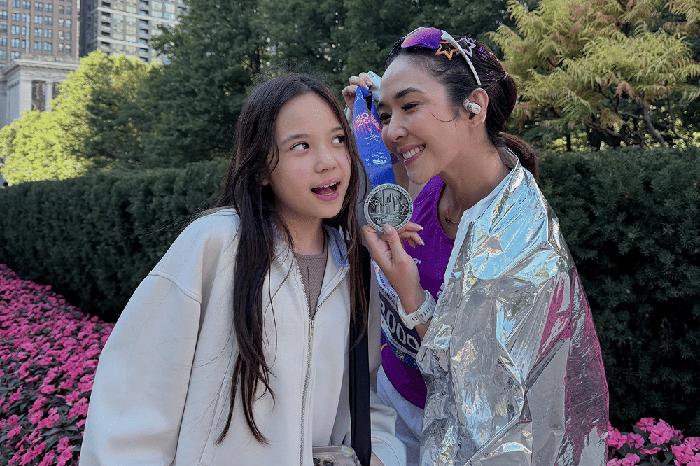 10 Foto Gempi Dukung Gisel saat Chicago Marathon 2026