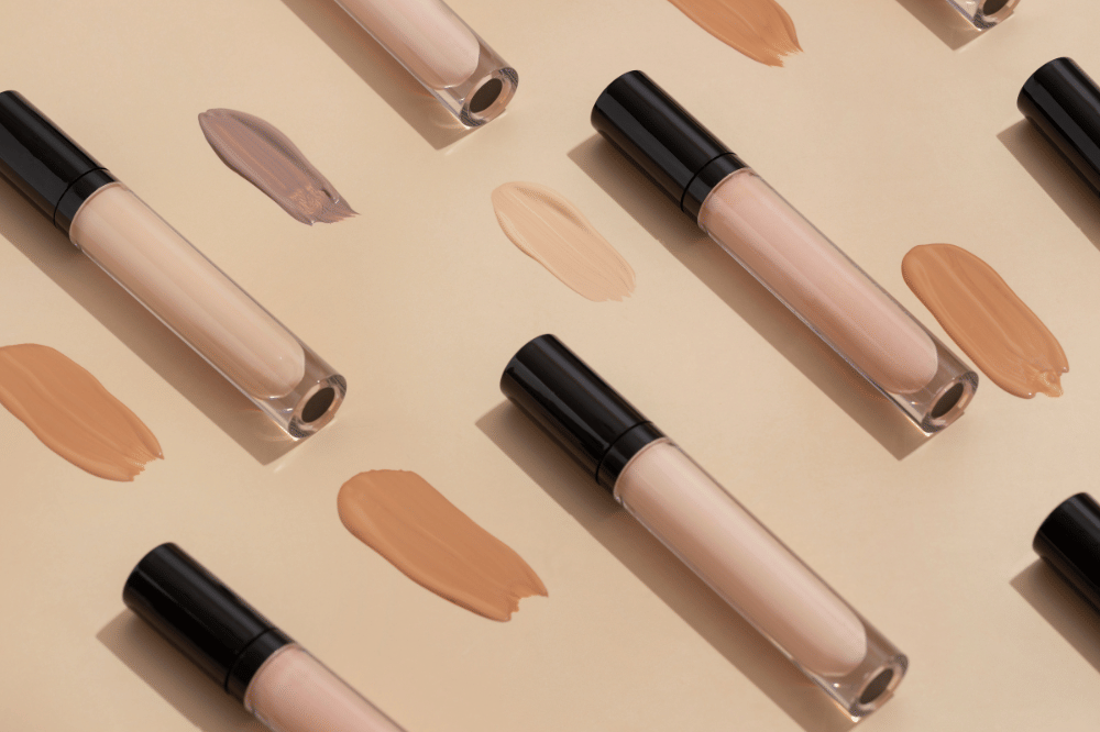 Aplikasikan concealer secara selektif