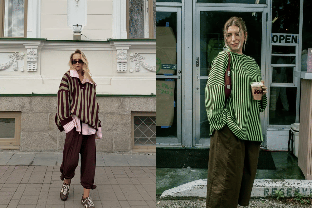 Oversized dan Bahan yang Ringan