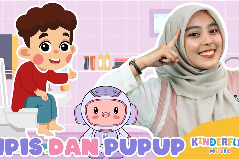 Lirik Lagu 'Pipis dan Pupup' Kinderflix, Belajar Mandiri ke Toilet