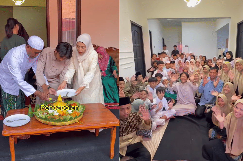 Potong Tumpeng, Fajar Sadboy Gelar Tasyakuran di Rumah Barunya