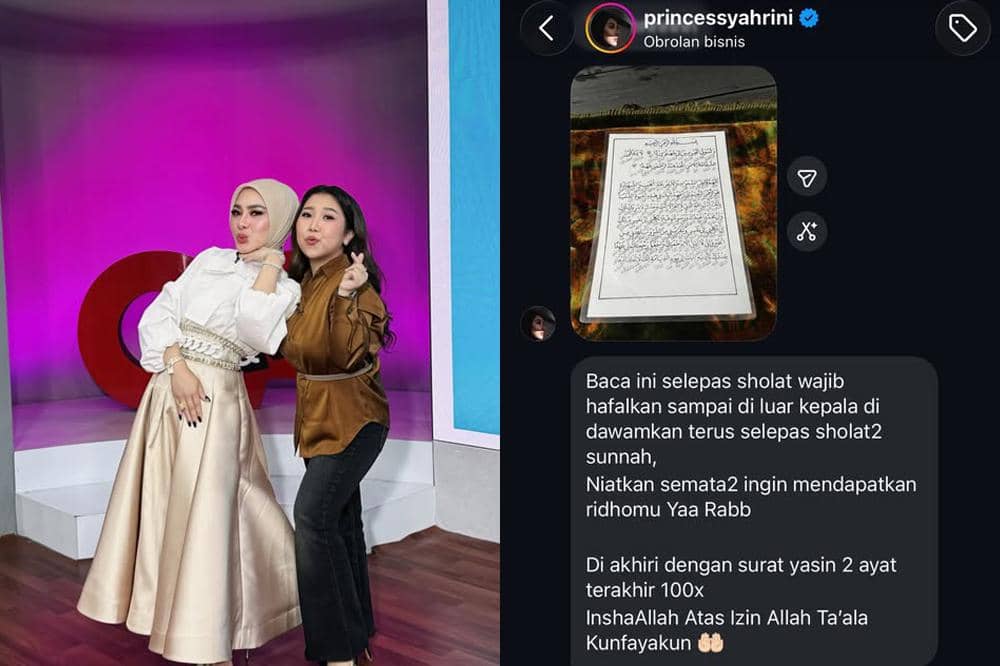 Kiky Saputri Ungkap Amalan yang Dibagikan Syahrini untuk Ikhtiar Punya Anak
