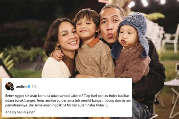 Asap Karhutla Sampai Jakarta, Kawa Anak Andien Alami Sesak Napas