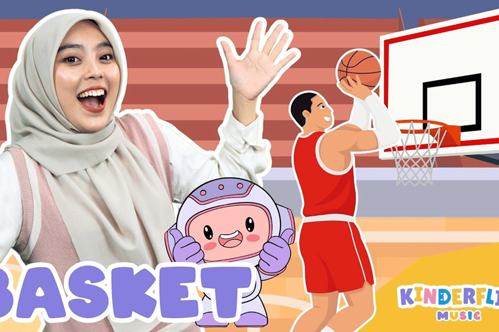 Lirik Lagu 'Basket' Kinderflix, Belajar Olahraga dan Kebersamaan