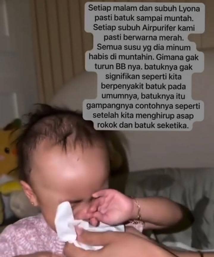 AC dan Air Purifier tidak terlalu membantu kondisi sang anak