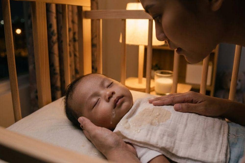 Tersedak lendir akibat pilek (post-nasal drip)
