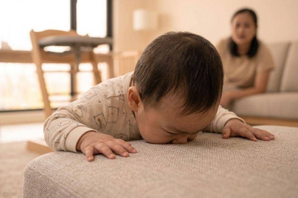 Bayi di bawah satu tahun suka membenturkan kepala