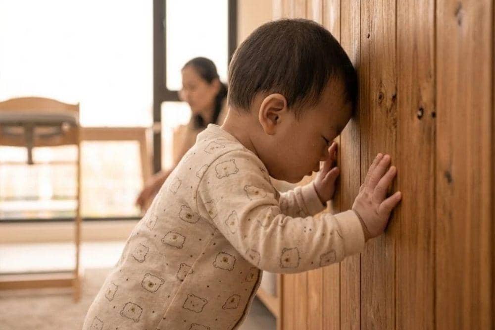 Sampai usia berapa kebiasaan membenturkan kepala berlangsung?