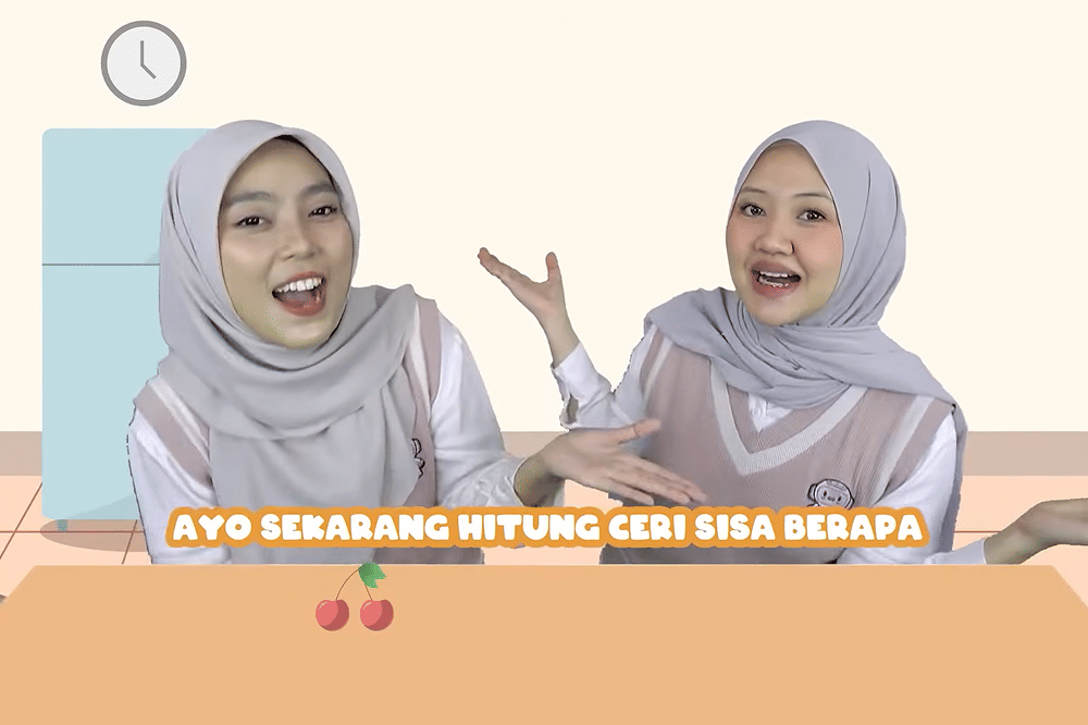 Lirik Lagu 'Ceri di Atas Meja' Kinderflix