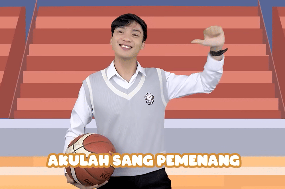 Lirik Lagu 'Basket' Kinderflix