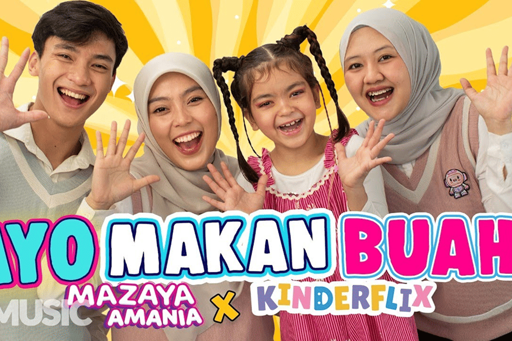 Lirik Lagu 'Ayo Makan Buah' Kinderflix dan Mazaya, Ajak Hidup Sehat