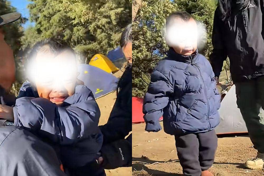 Viral Balita Menangis Sendirian saat Orangtua Summit Gunung Prau