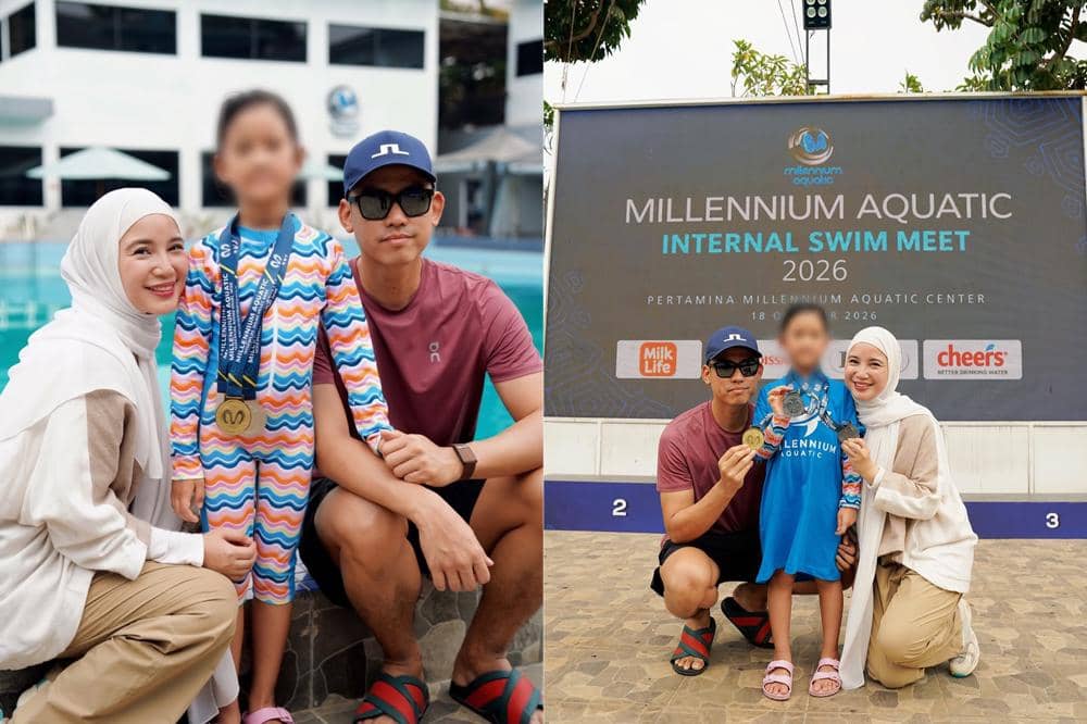 Cassia Anak Chacha Frederica Raih Juara 1 dan 2 Lomba Renang, Bikin Bangga