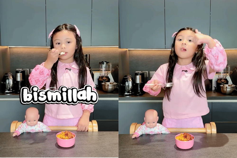Momen Ameena Masak Nasi Goreng Butter 1
