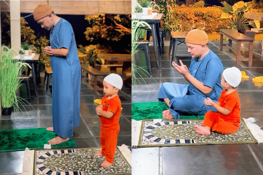 7 Kedekatan Ruben Onsu dan Thayaka Putra Onsu 1