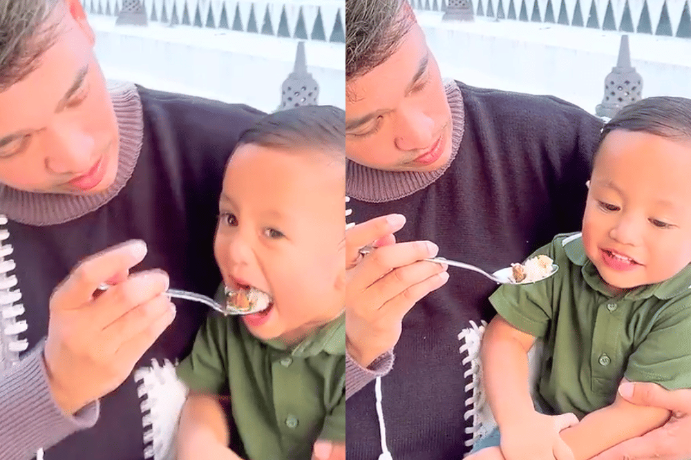 7 Kedekatan Ruben Onsu dan Thayaka Putra Onsu 4