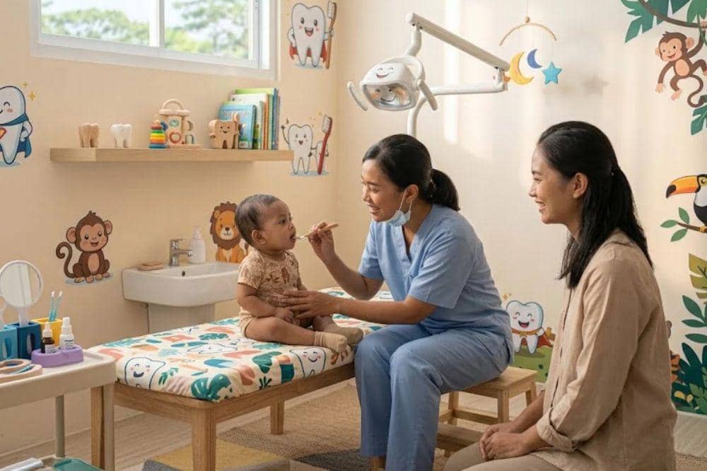 Penanganan membutuhkan kolaborasi dokter THT dan dokter gigi anak
