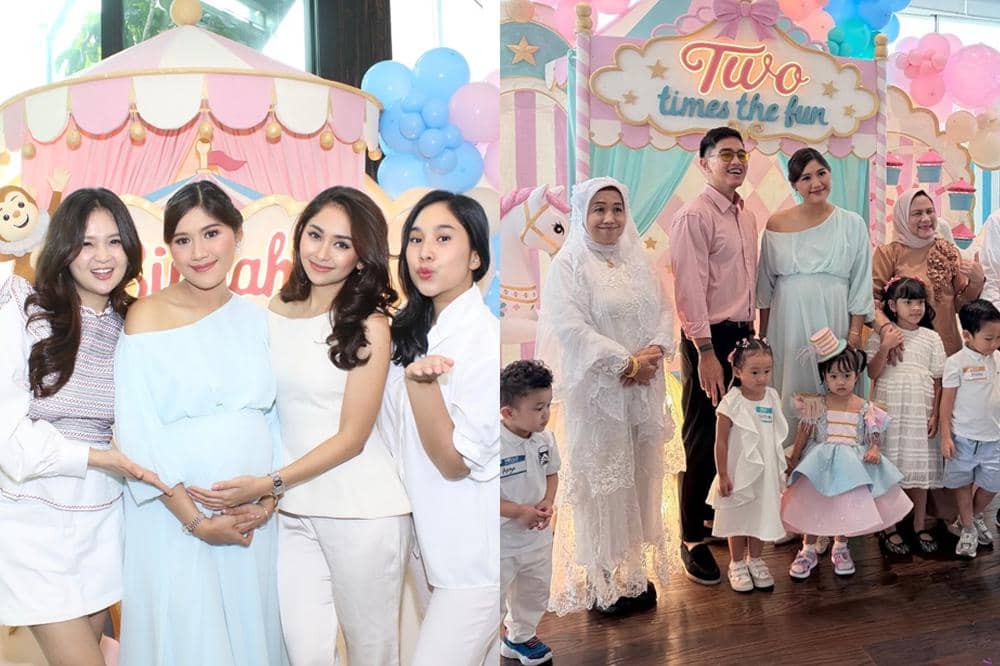 5 Potret Erina Gudono Pamer Baby Bump Kehamilan Kedua di Ultah Anak