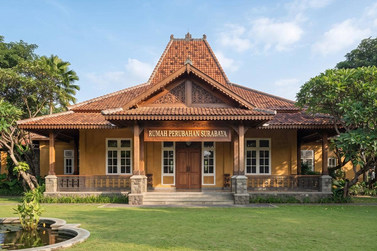 Ilustrasi rumah perubahan Surabaya