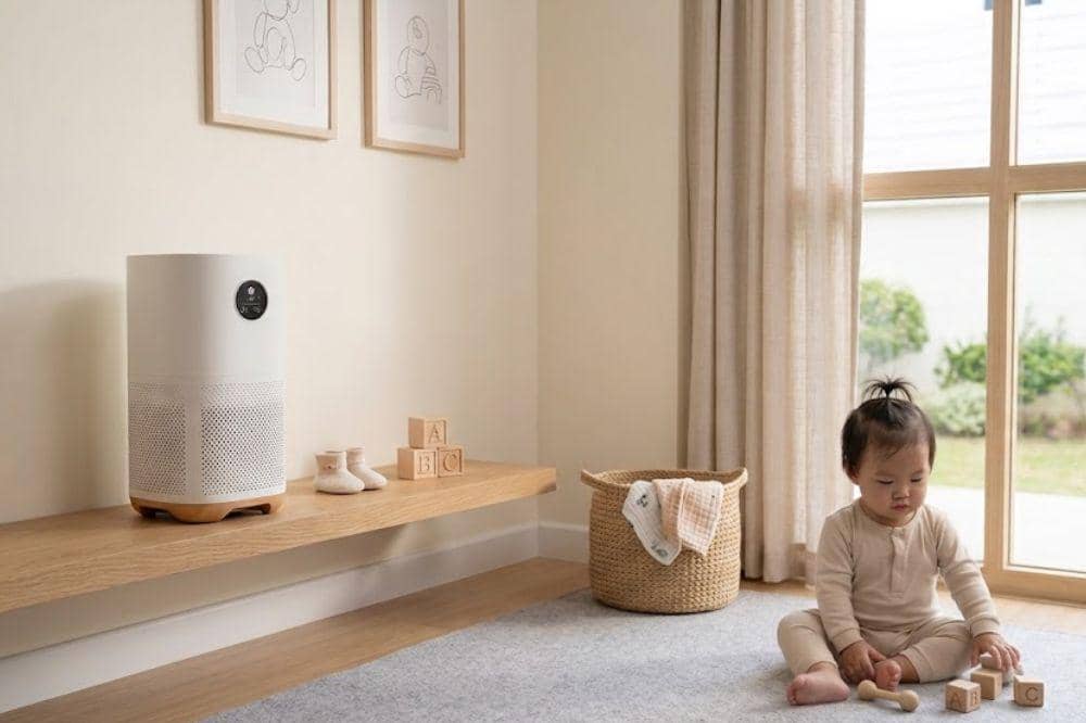 Perhatikan keamanan air purifier saat ada bayi di rumah