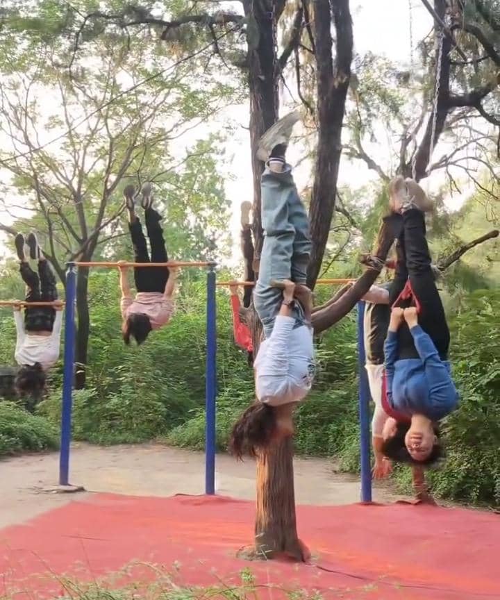 Apa itu tree hanging meditation?