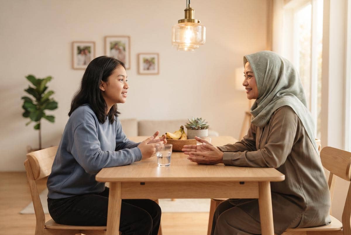 Al-Quran mengajarkan Mama harus bersikap lembut dan berdiskusi dengan anak