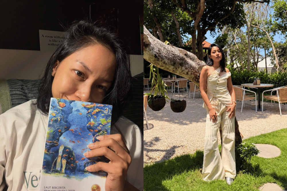 Shahnaz Soehartono Kagum dengan Biru Laut di Film Laut Bercerita