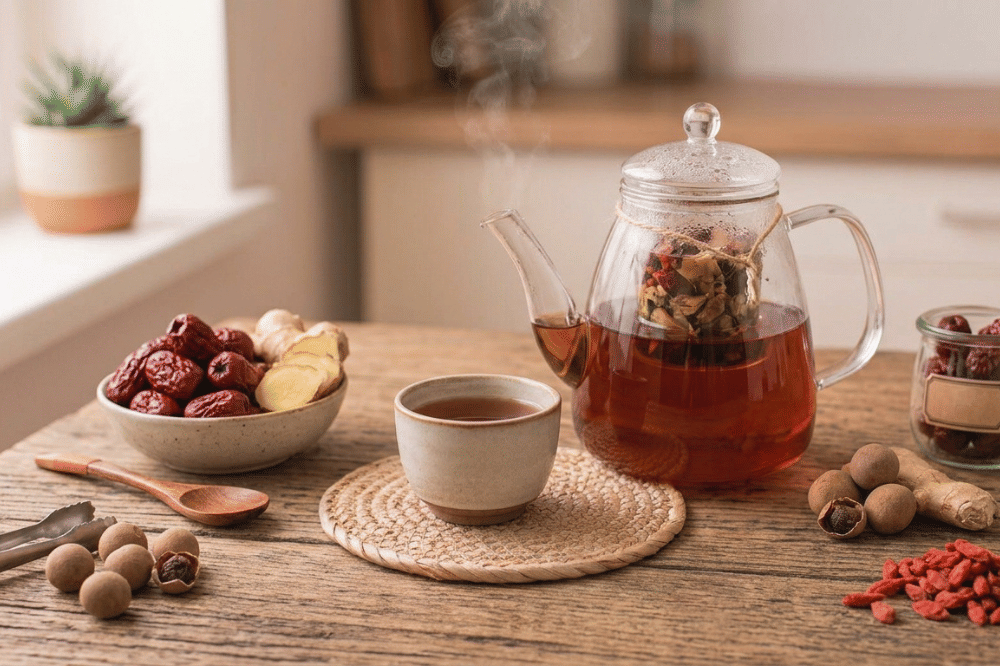 Resep Postpartum Tea, Teh Kurma Merah Herbal untuk Masa Nifas