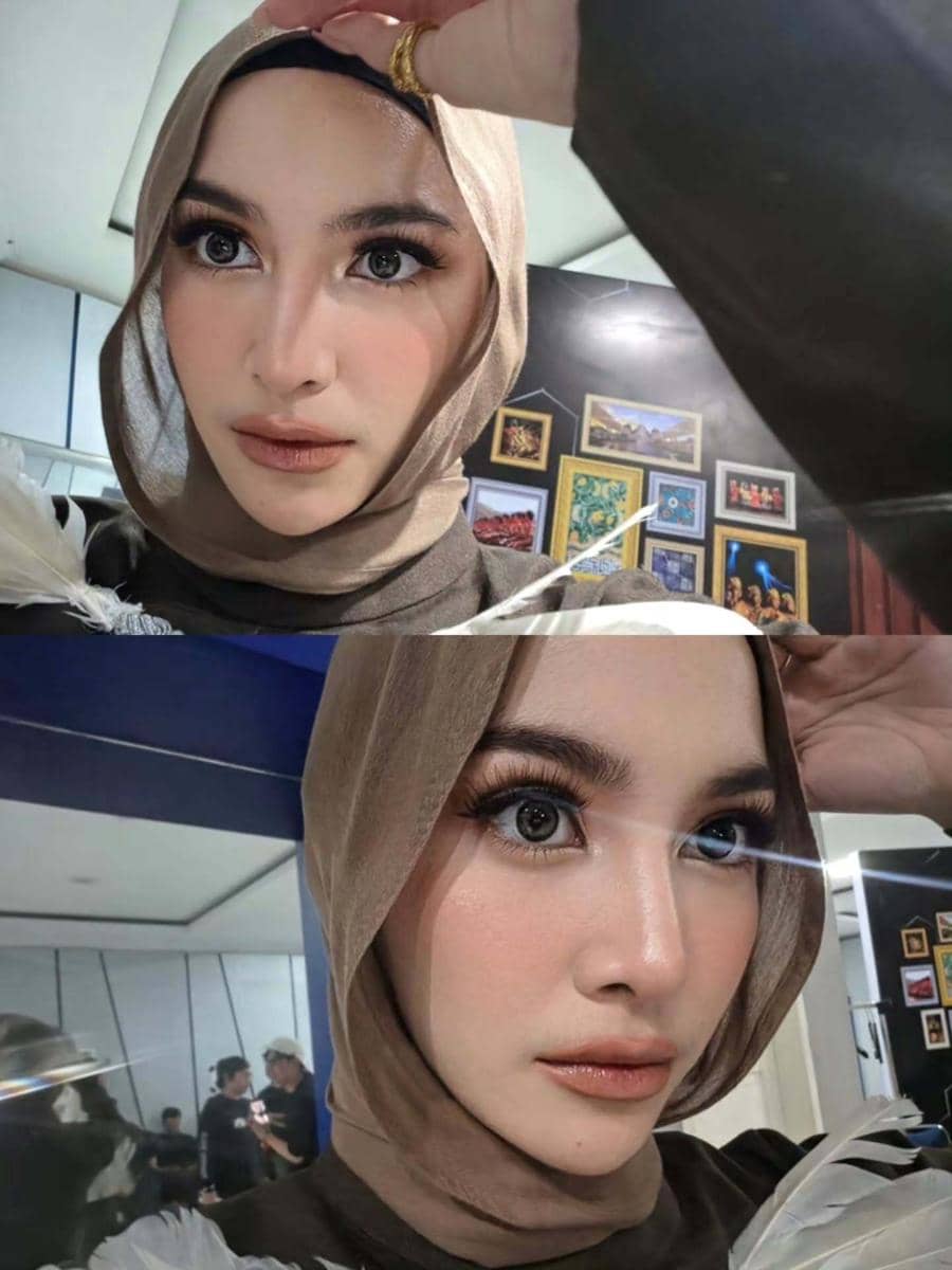 Mahalini Pakai Hijab saat Tampil di Aceh