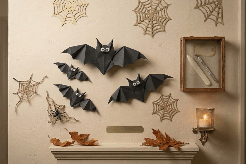 Cara Membuat Kelelawar dari Kertas Origami, Cocok untuk Halloween