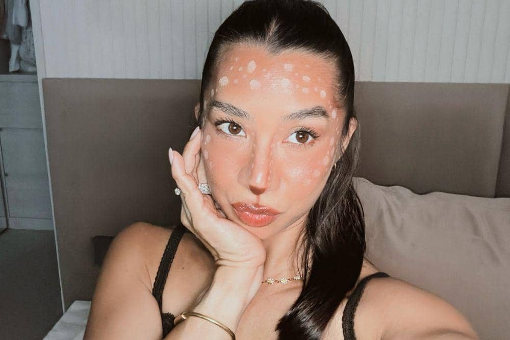 Inspirasi Makeup Bambi ala Jennifer Bachdim untuk Halloween, Gemas!