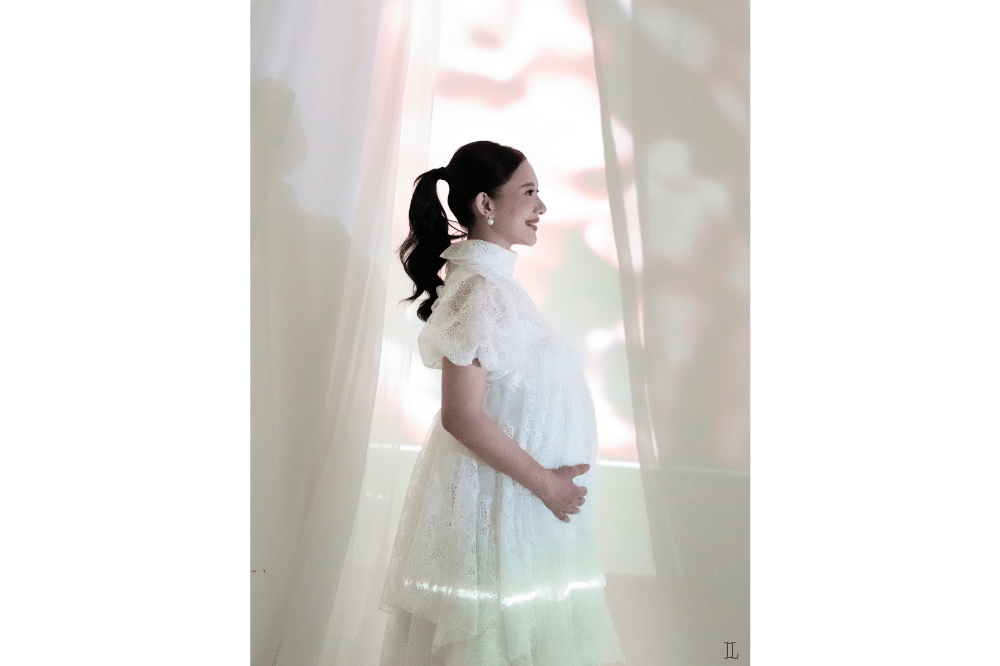 Foto maternity Athina Papadimitriou, istri Rio Haryanto