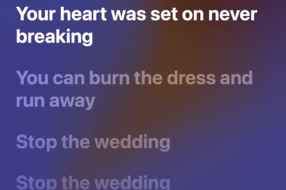 Lirik Lagu 'Stop The Wedding!'