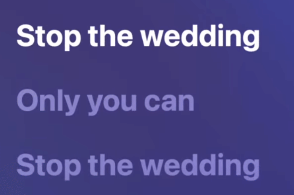 Terjemahan Lirik Lagu 'Stop The Wedding!'